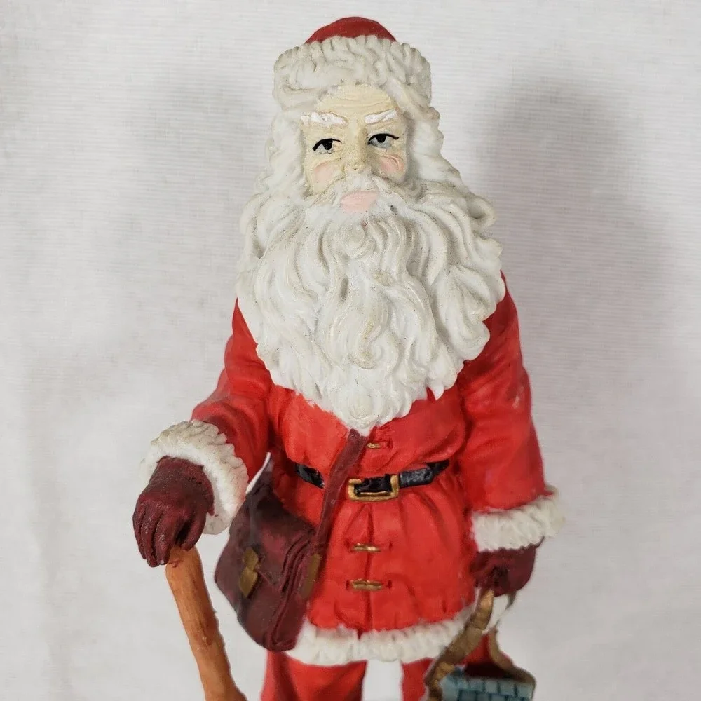 Vintage Christmas‎ Mornin' Santa Claus Figurine Made In Taiwan 5.5